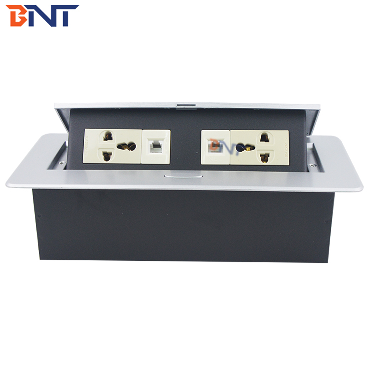 OEM/ODM Office Electrical Upgrade GFCI BNT Popup Socket with RJ45 Network Ports