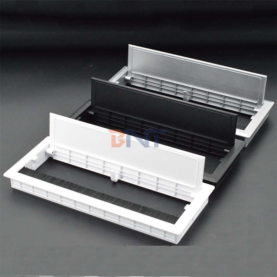 OEM/ODM Low price Plastic power cable management soft closing office desk wire cable grommet box